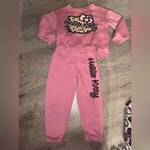 Hello Kitty PINK Cheetah Set 5T Y2K vibes